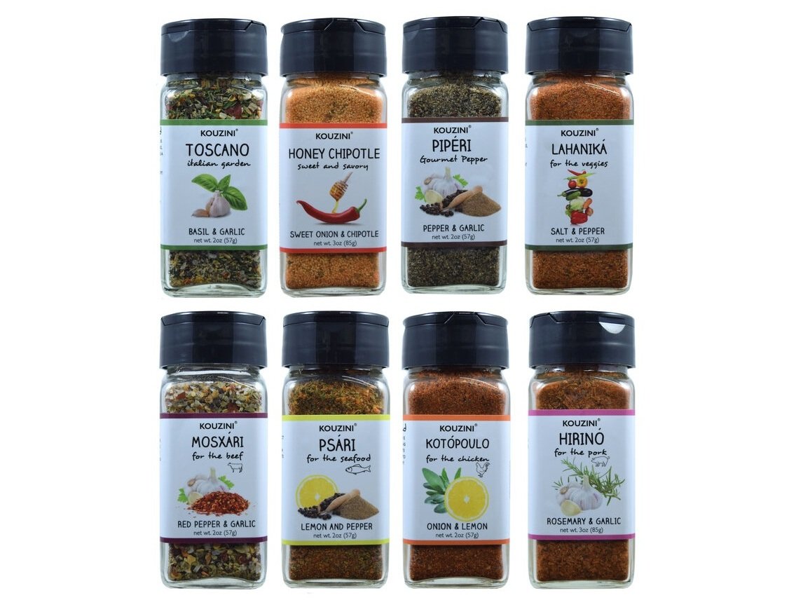 Kouzini 8 Bottle Spice Bundle