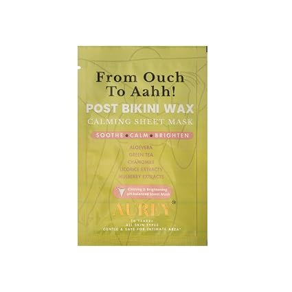 AUREY From Ouch to Aah! Post Bikini Wax Calming Sheet Mask