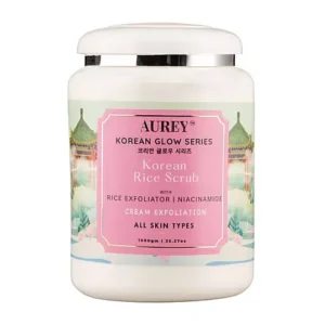 AUREY Korean Rice Scrub with Rice Exfoliator & Niacinamide